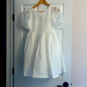 Janie and Jack White special occasion dress
